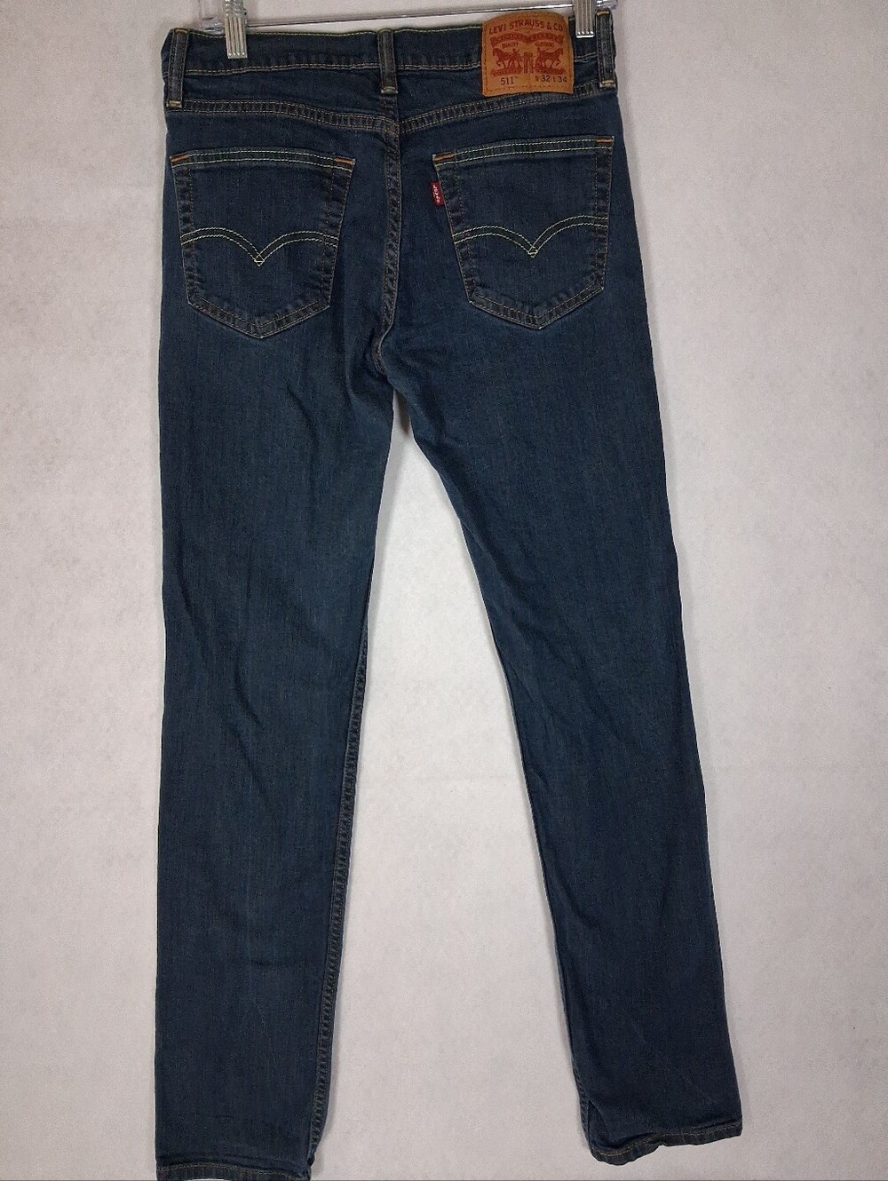 Levi's 511 Men's 32x34 Slim Fit Blue Jeans Denim Stretch Medium Wash